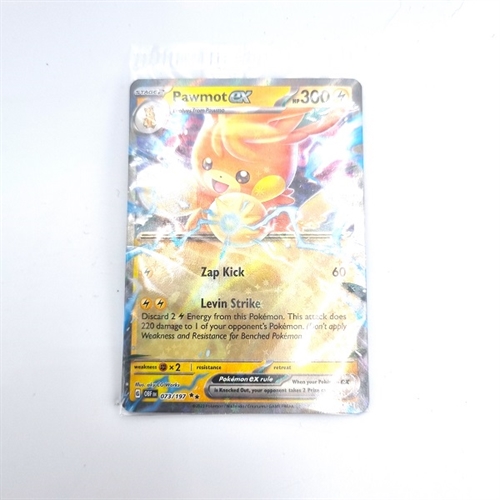 (Gratis ved køb for 300kr) - Pokemon adventure Chest Promo Pawmot EX